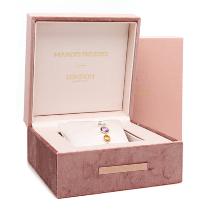 Marco Bicego 18K Yellow Gold Multi Gemstone Jaipur Color Graduated Bracelet 4 of 4