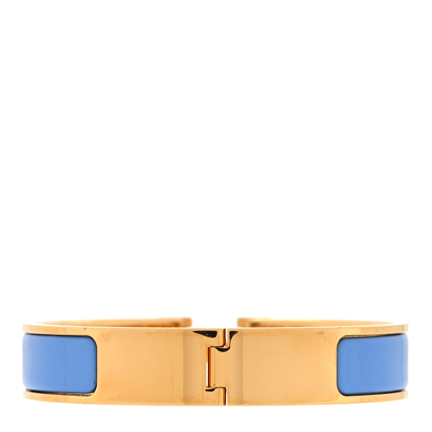 Hermes Narrow Enamel Clic Clac H Bracelet PM Bleu Cielo 3 of 5