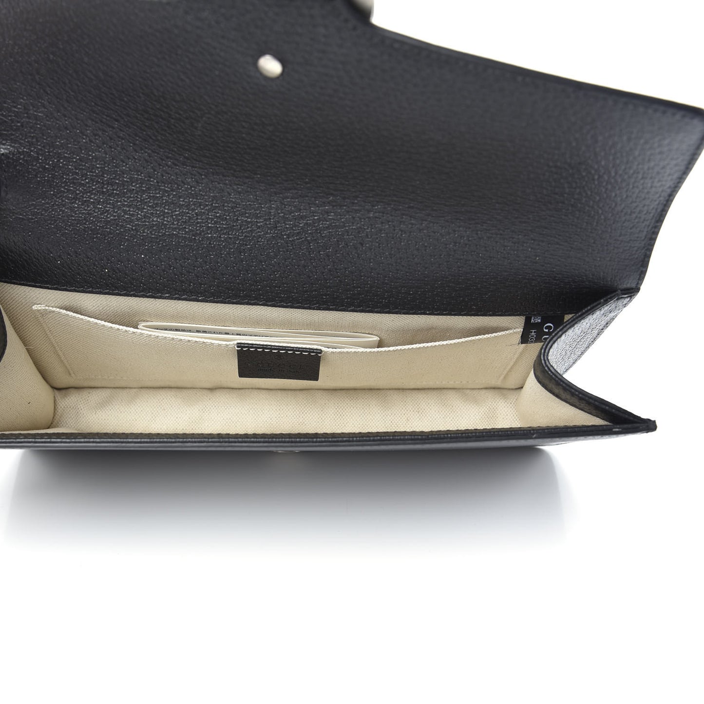 Dollar Calfskin Crystal Dionysus Clutch Wristlet Black Black Diamond