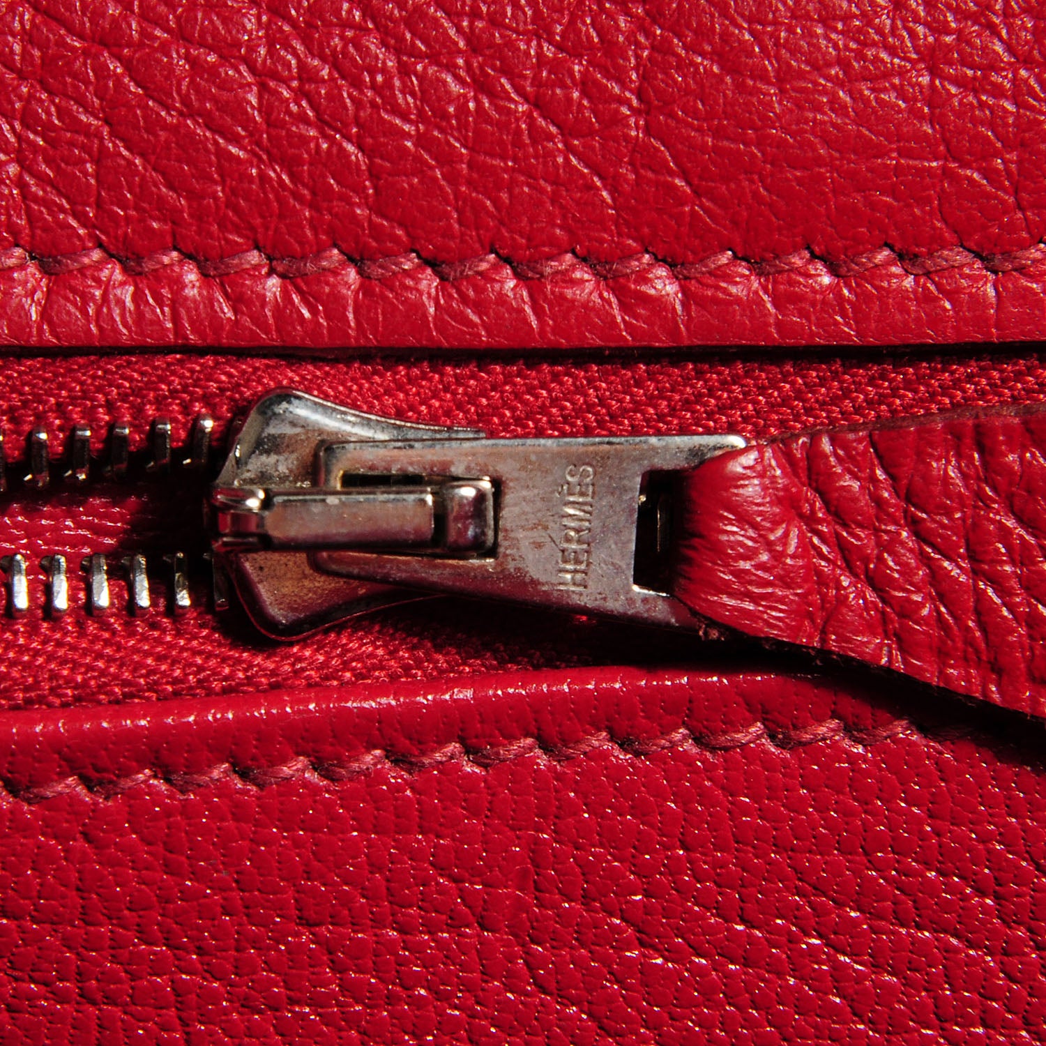 Hermes Taurillon Clemence Kelly Retourne 32 Rouge Garance 18 of 25