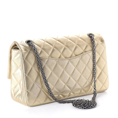 Chanel Metallic Calfskin Quilted 2.55 Reissue 226 Flap Gold 3 of 12