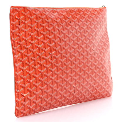 Goyard Goyardine Senat Pochette GM Orange 3 of 6