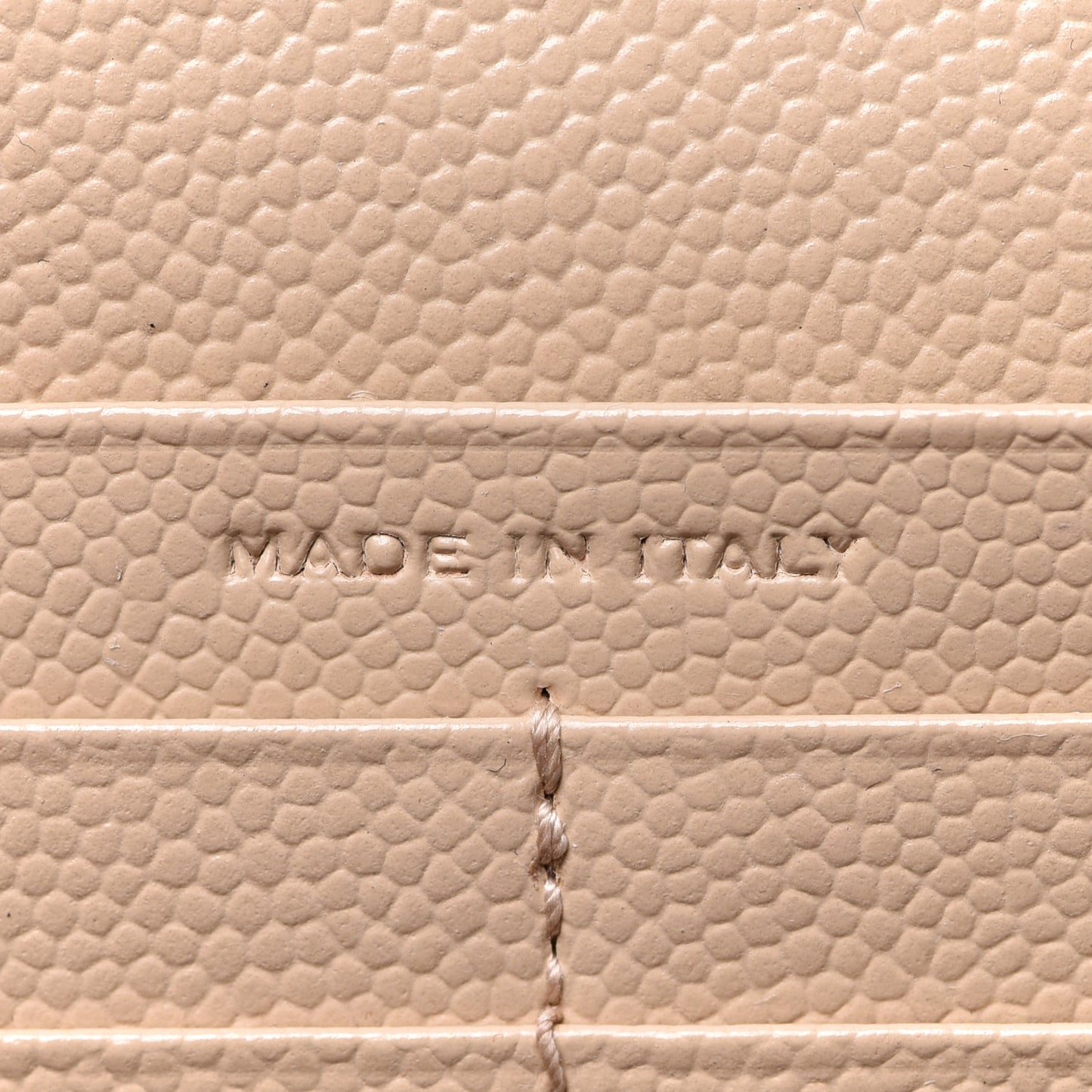 Grain De Poudre Matelasse Chevron Monogram Chain Wallet Nude Powder