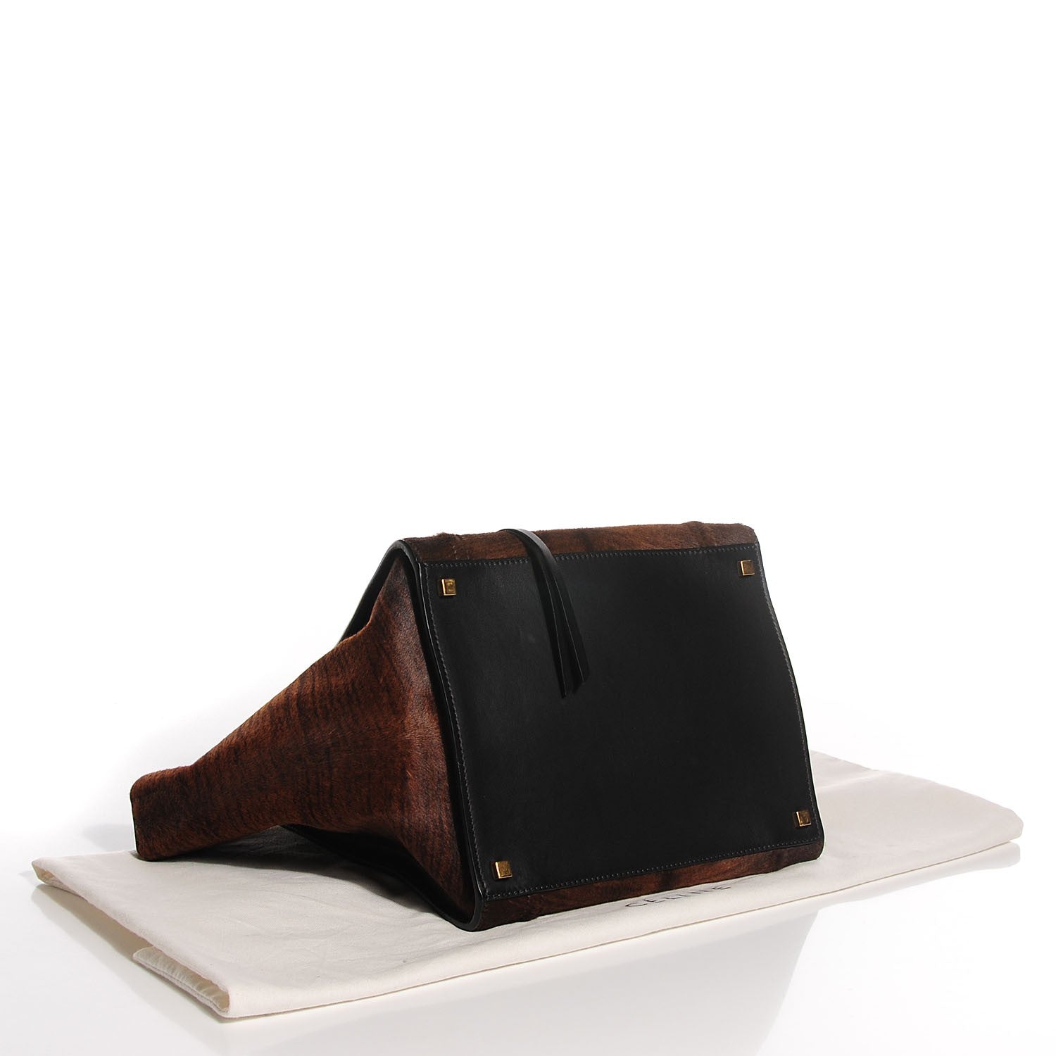 Celine Shaded Pony Hair Calfskin Medium Phantom Luggage Brown 11 of 14