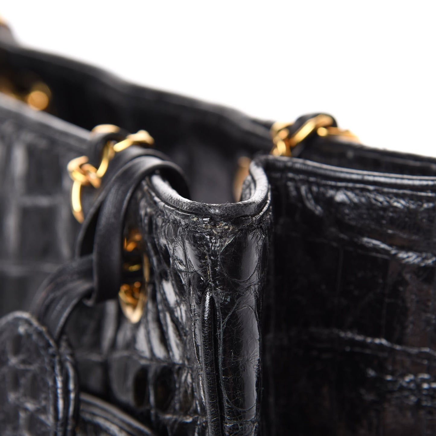 Alligator Tote Black