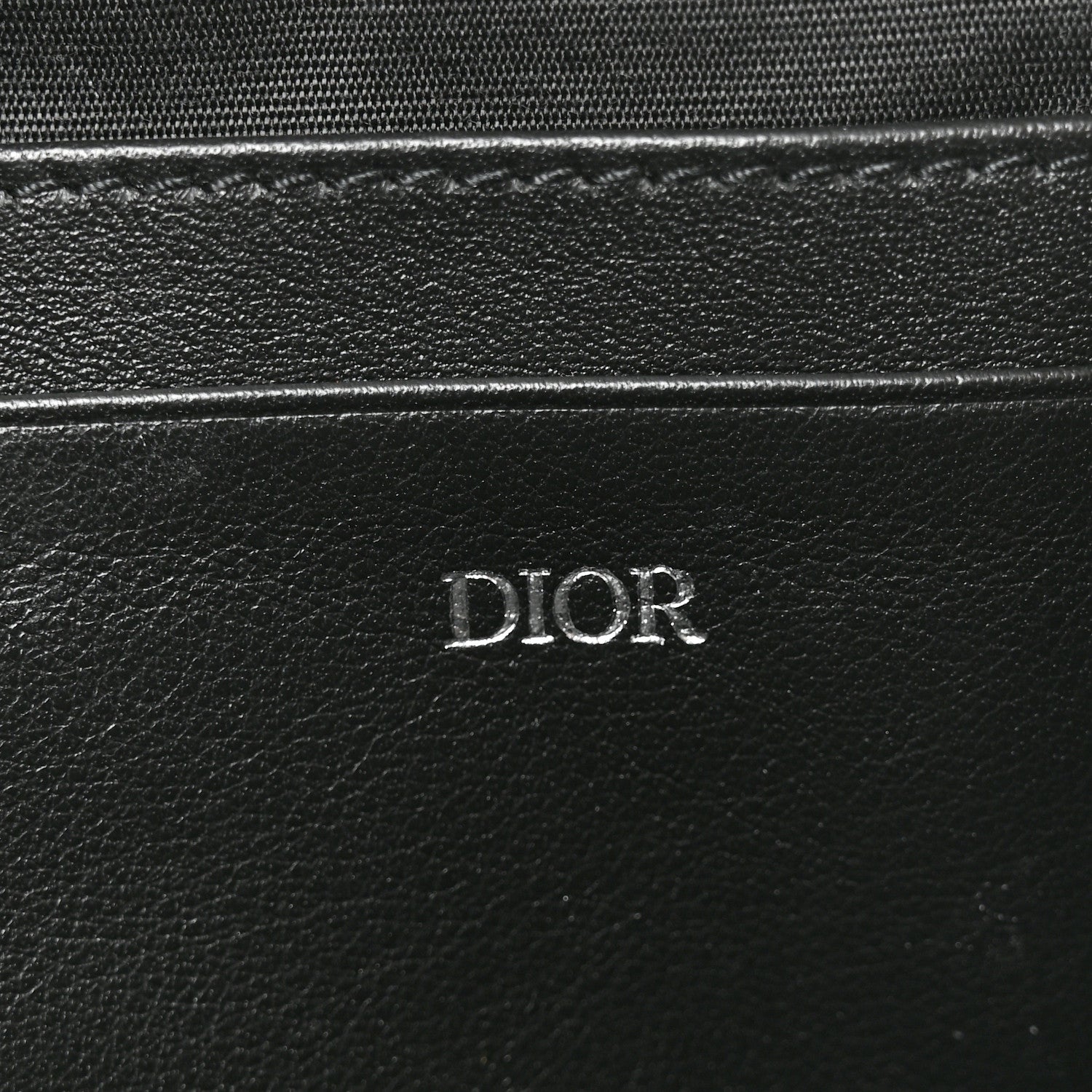 Christian Dior Oblique Pouch Navy Blue 6 of 9