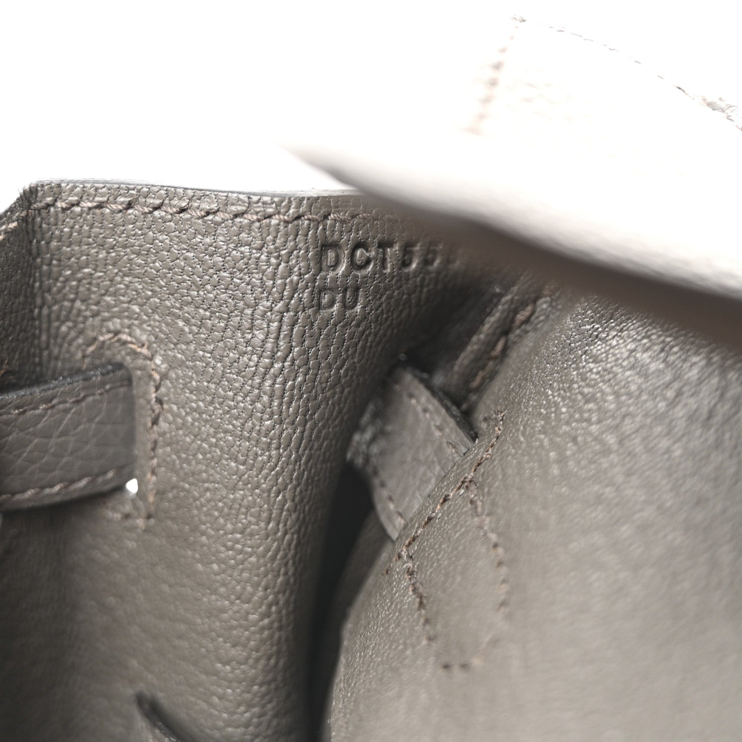 Hermes Togo Birkin 25 Etain 7 of 12