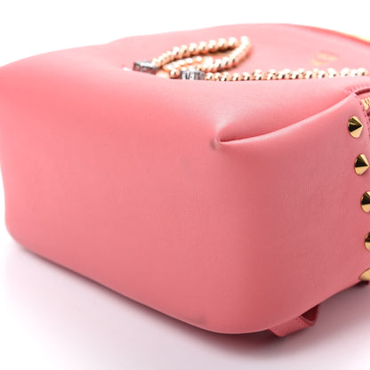 MCM Calfskin Bunny Polke Mini Backpack Pink 6 of 9