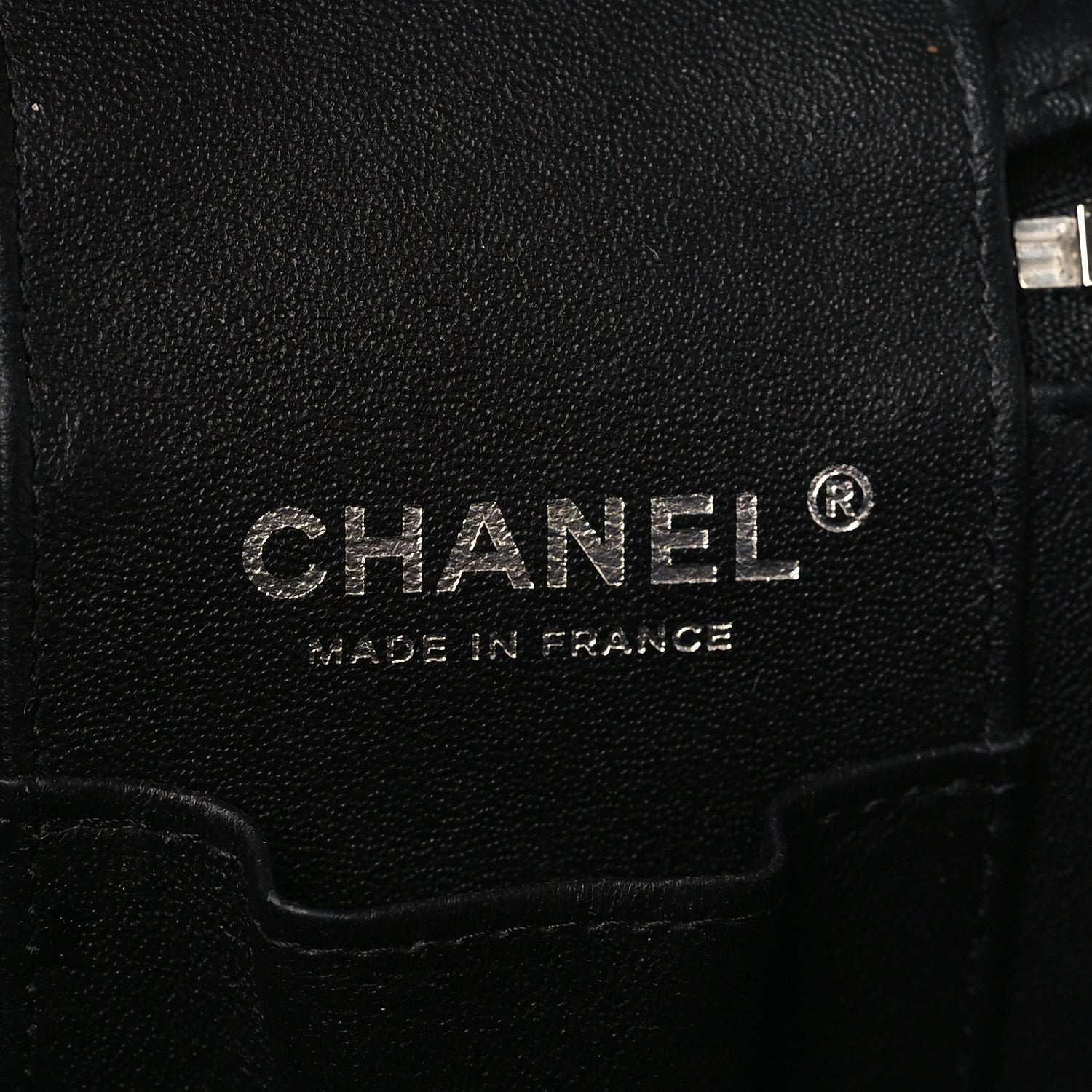 Chanel Caviar Quilted Small Top Handle Vanity Case With Chain Black 6 of 9