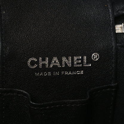 Chanel Caviar Quilted Small Top Handle Vanity Case With Chain Black 6 of 9