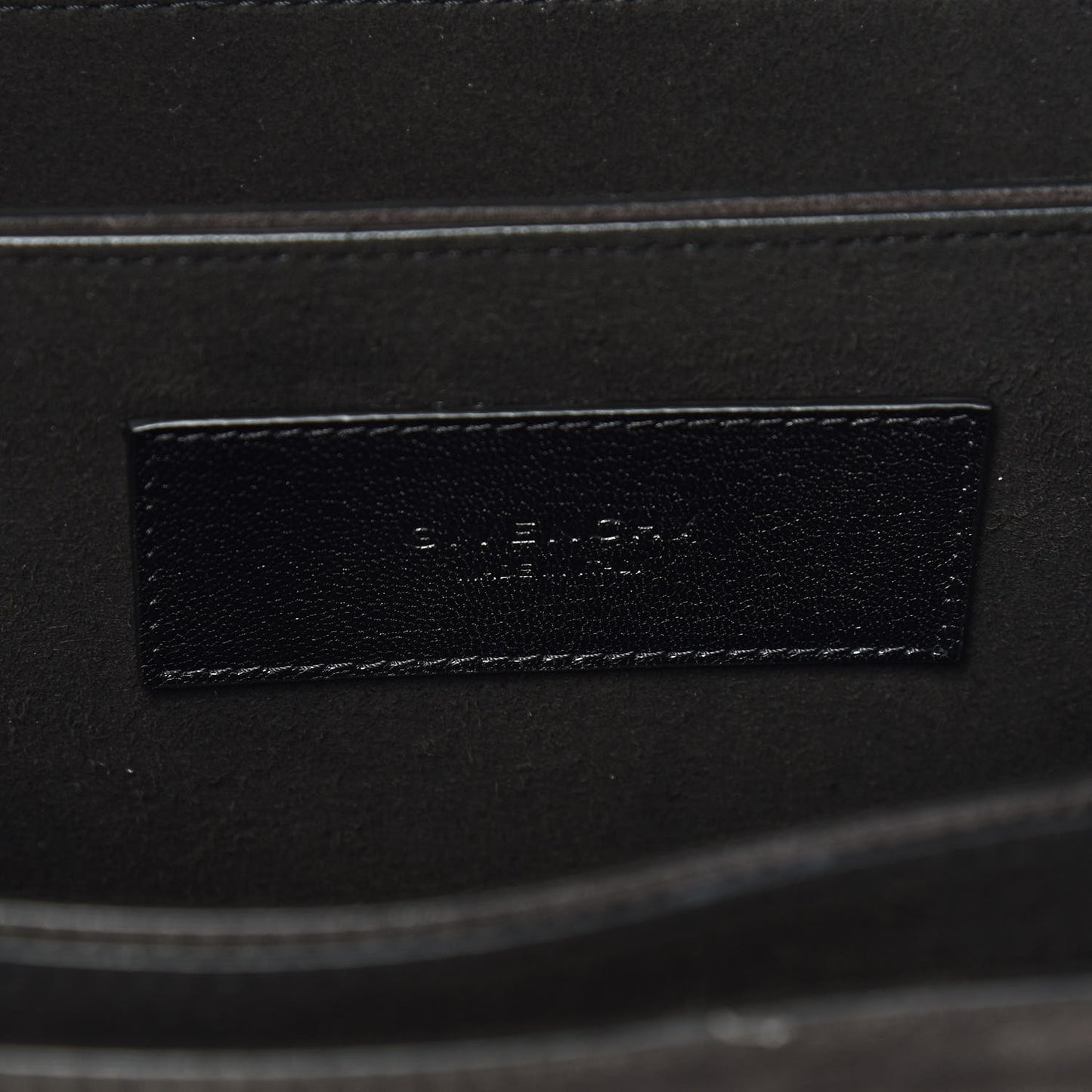 Goatskin Suede Large GV3 Flap Black Grey