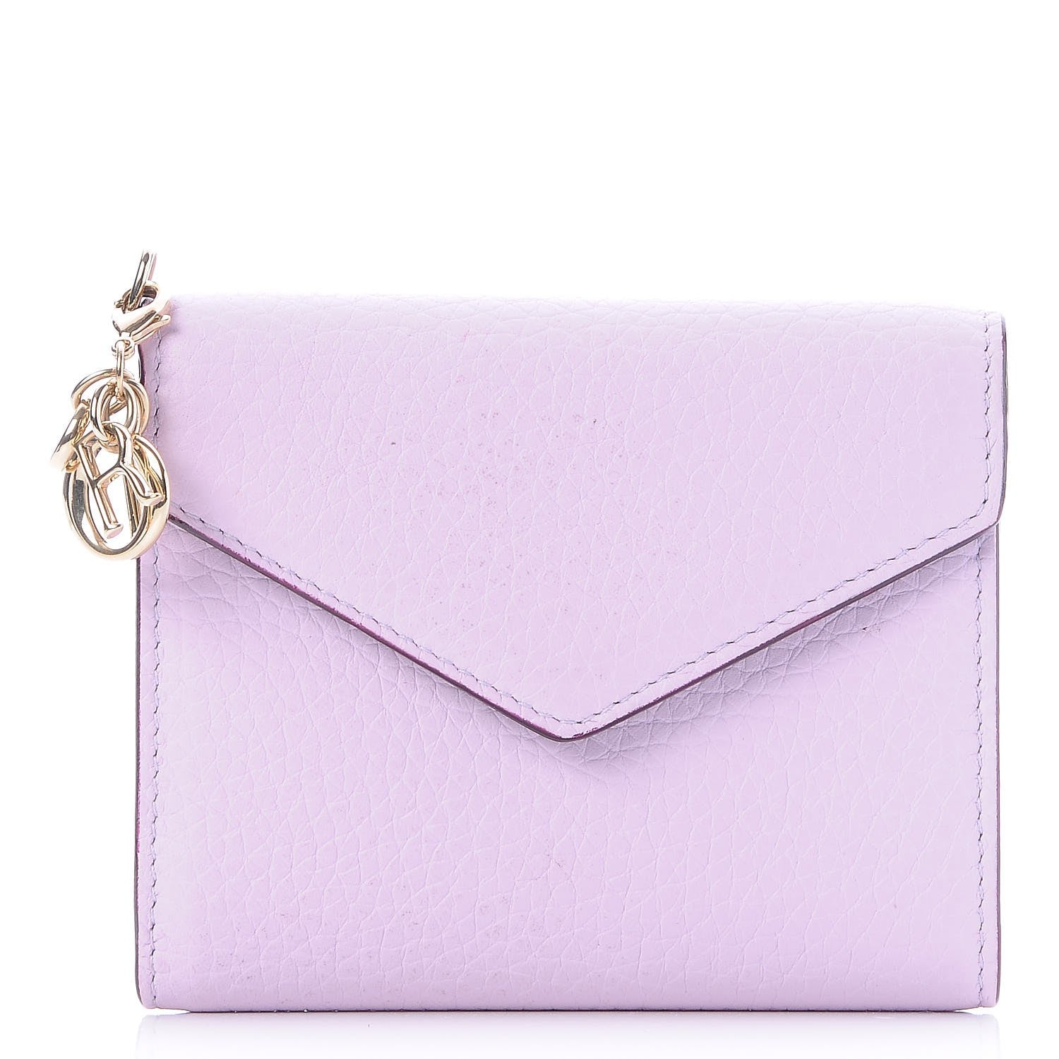 Christian Dior Bullcalf Diorissimo Medium Envelope Wallet Lilac 1 of 9