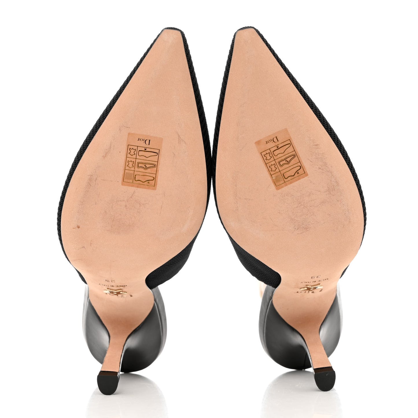 Technical Canvas Ribbon J'Adior Slingback 100mm Pumps 39 Black