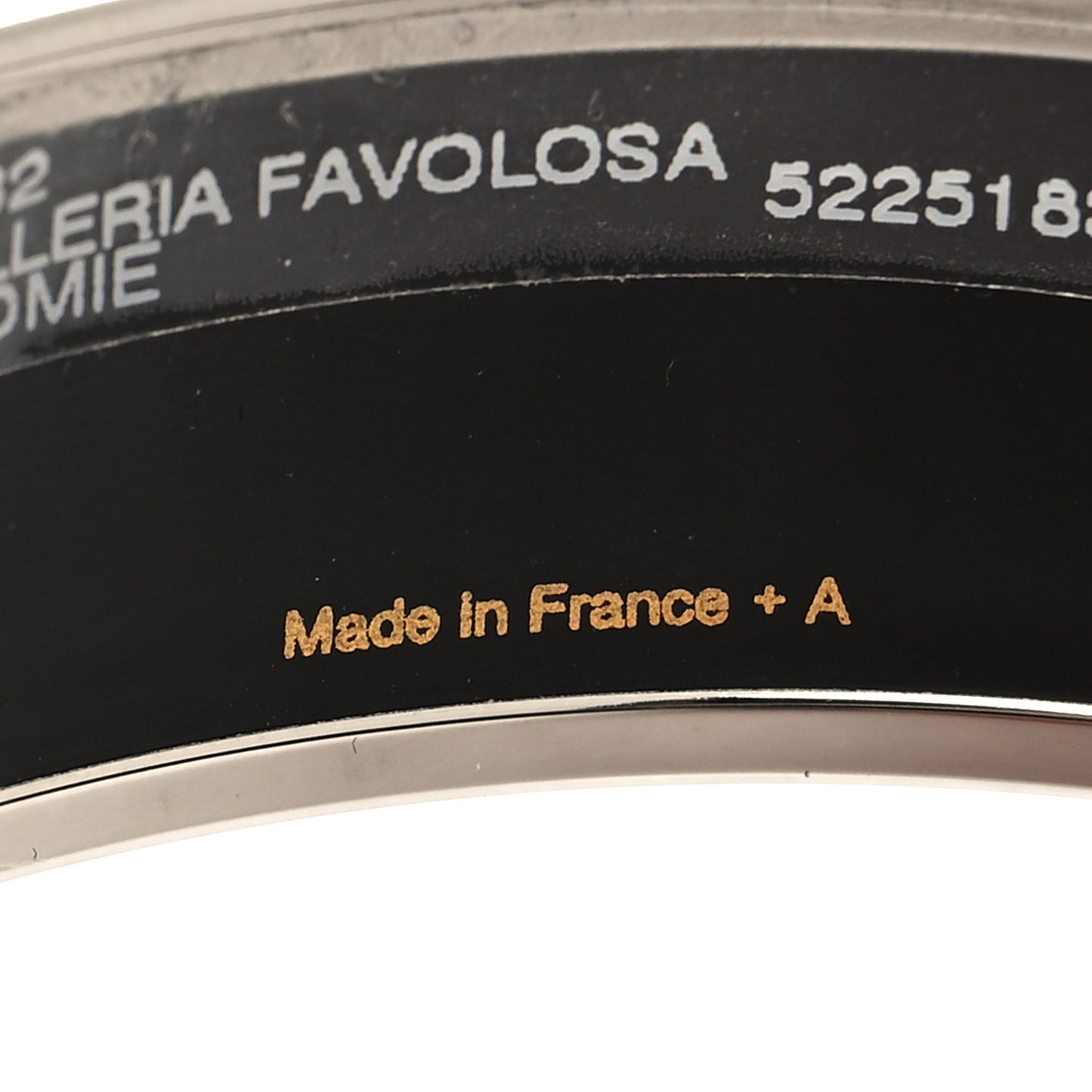 Enamel Printed Della Cavalleria Favolosa Wide Bracelet 62 Aqua Cobalt Rouge