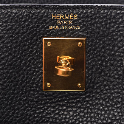 Hermes Togo Kelly Retourne 35 Black 7 of 37