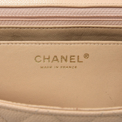 Chanel Caviar Quilted Jumbo Single Flap Beige Clair 8 of 13