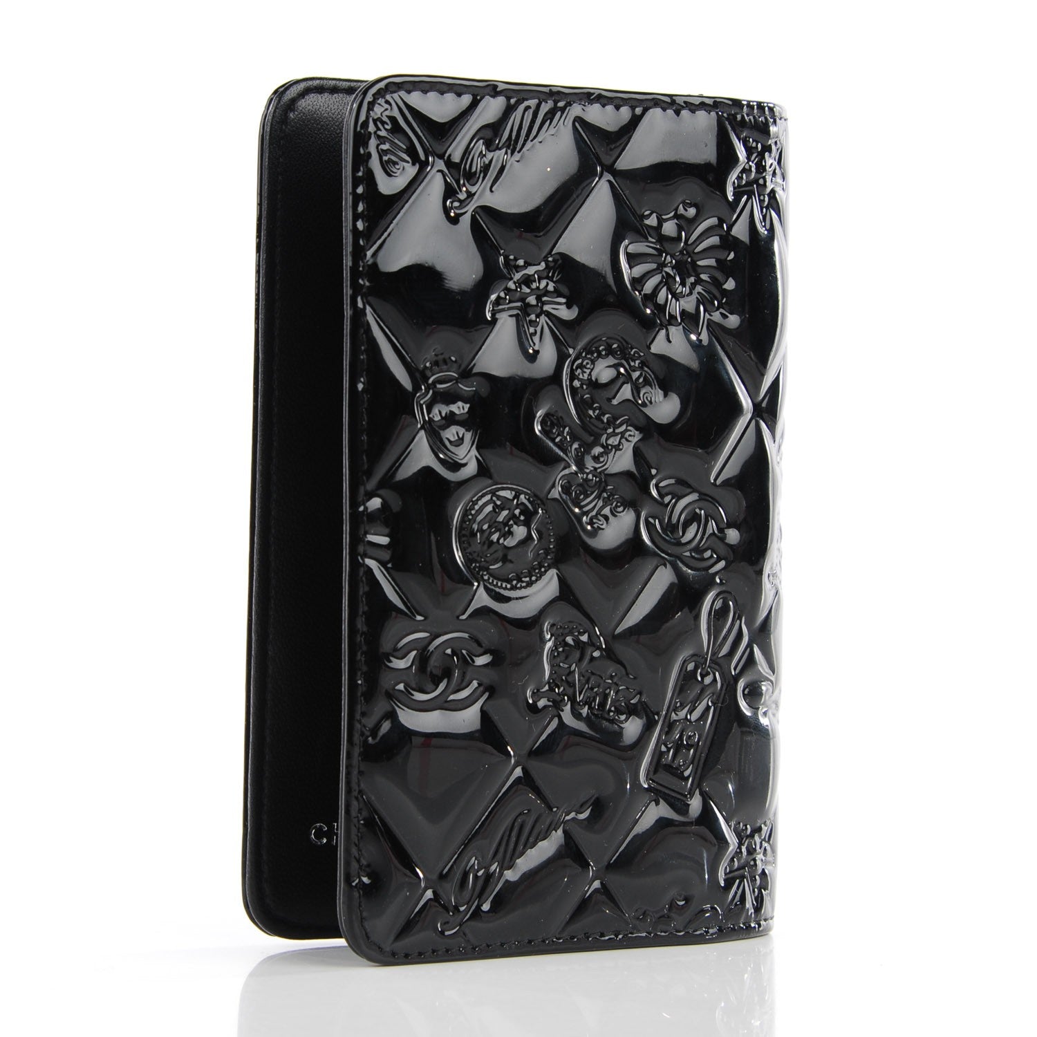 Chanel Patent Lucky Symbols Agenda Cover Black 3 of 8