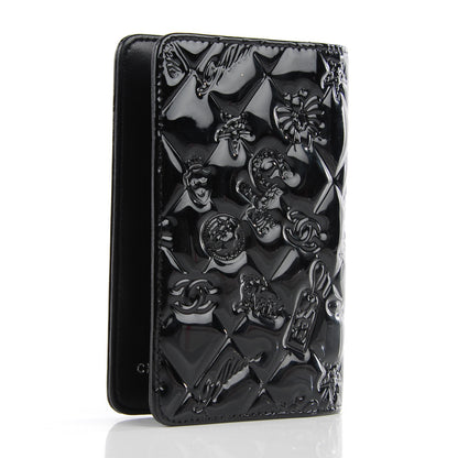 Chanel Patent Lucky Symbols Agenda Cover Black 3 of 8