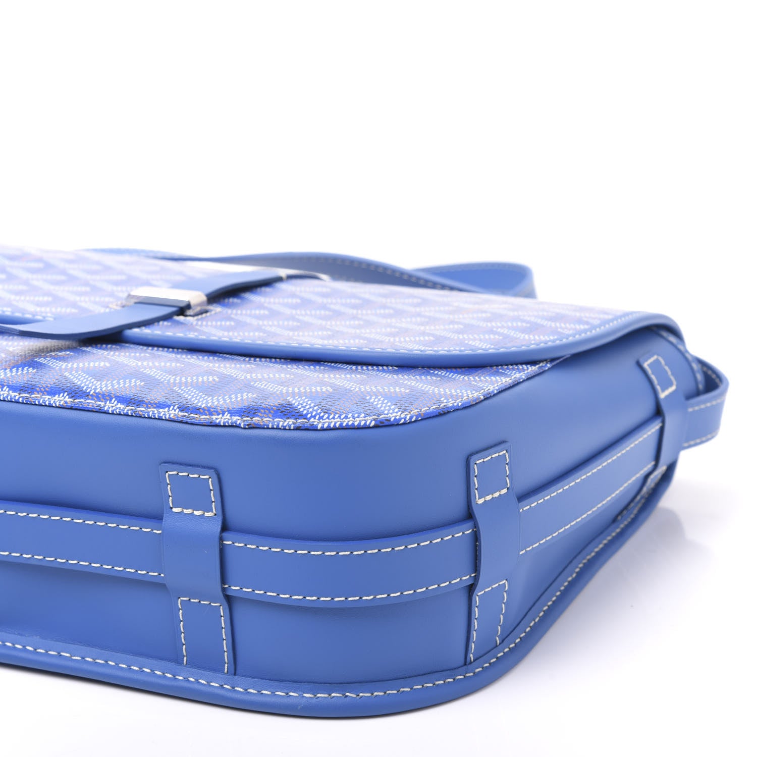Goyard Goyardine Belvedere II MM Messenger Bag Sky Blue 7 of 8