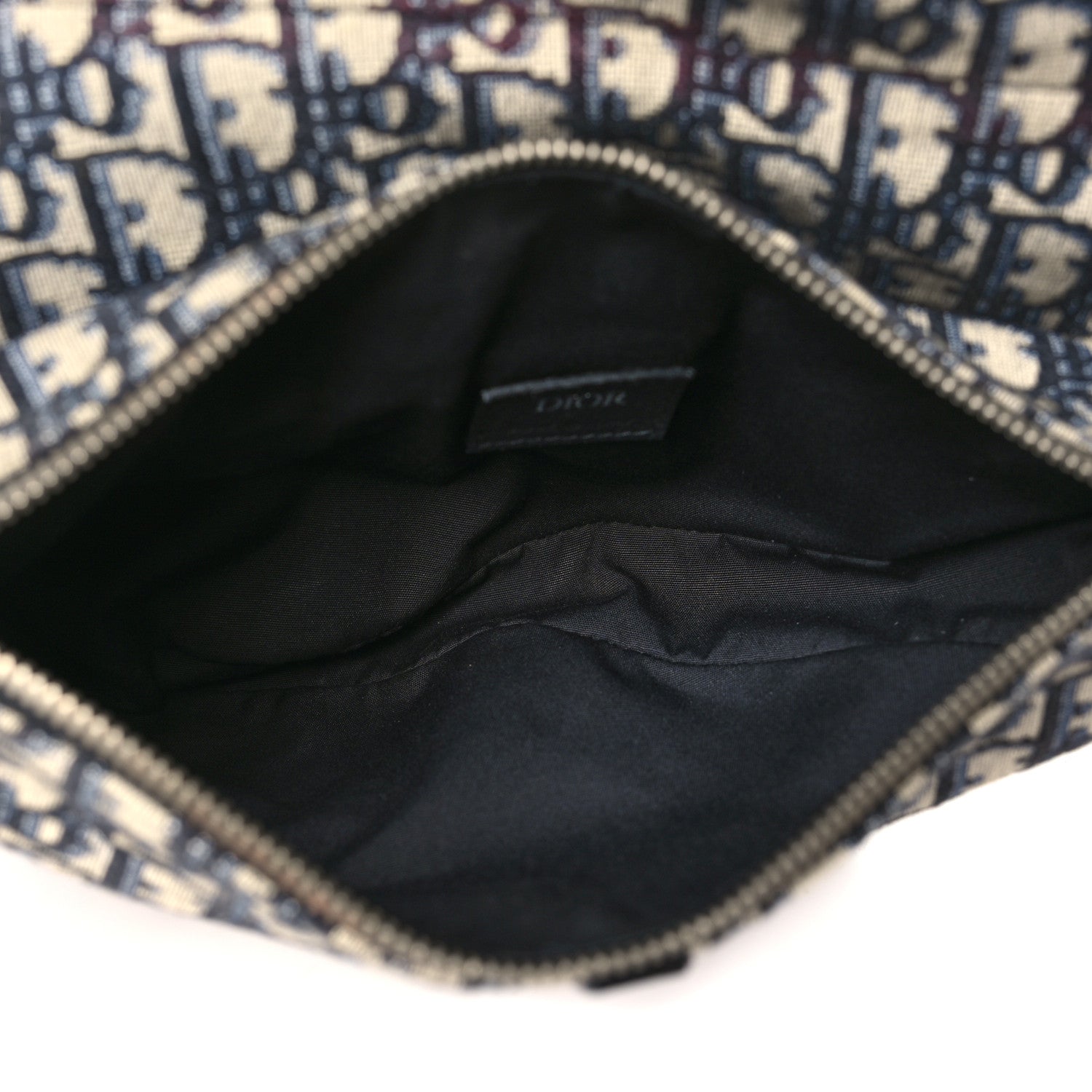 Christian Dior Oblique Mens Saddle Bag Blue 5 of 13