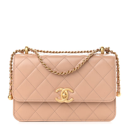 Chanel Calfskin Quilted Perfect Fit Flap Beige 1 of 9