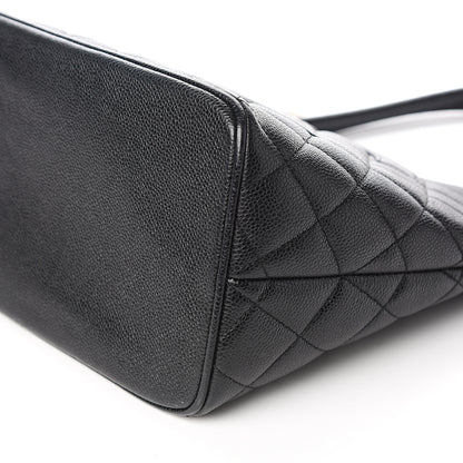 Chanel Caviar Quilted Medallion Tote Black 8 of 9