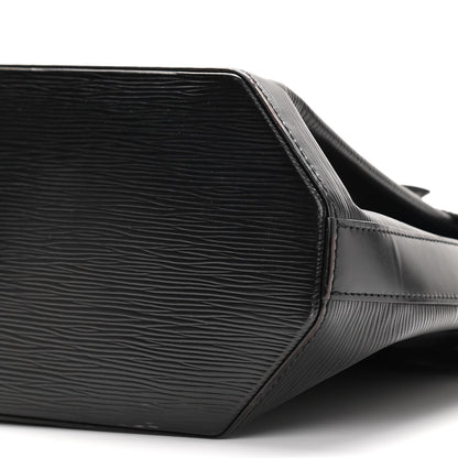 Louis Vuitton Epi Sac D'Epaule Black 8 of 9