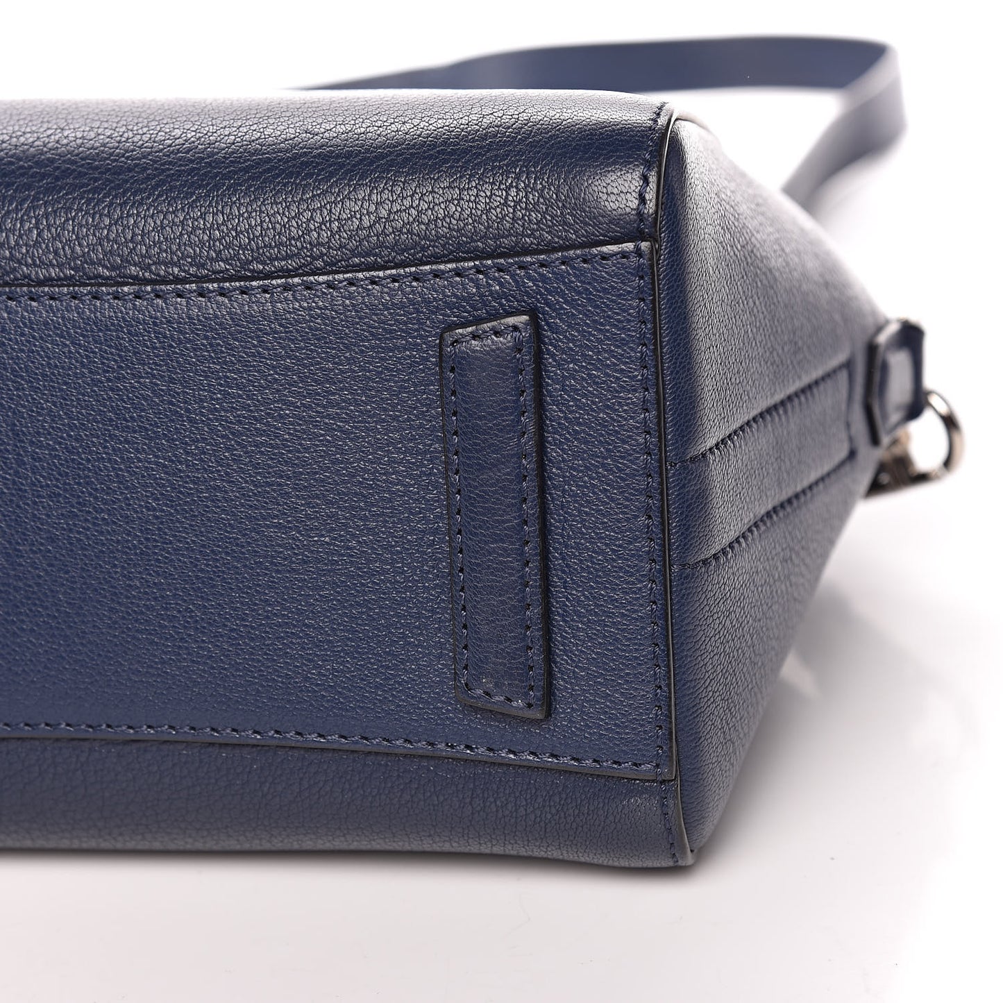 Sugar Goatskin Mini Antigona Mineral Blue