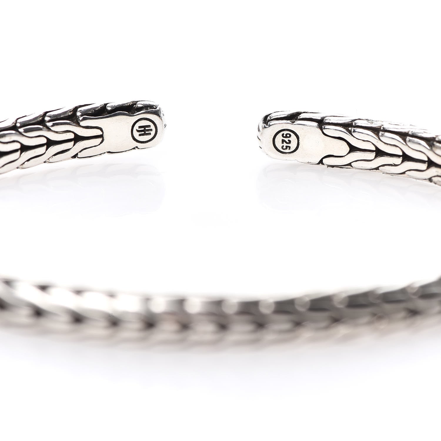 John Hardy Sterling Silver 5.5mm Slim Classic Chain Cuff Bracelet 4 of 4