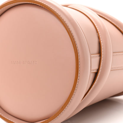 Alexander McQueen Calfskin Mini Curve Bucket Bag Nude 8 of 8