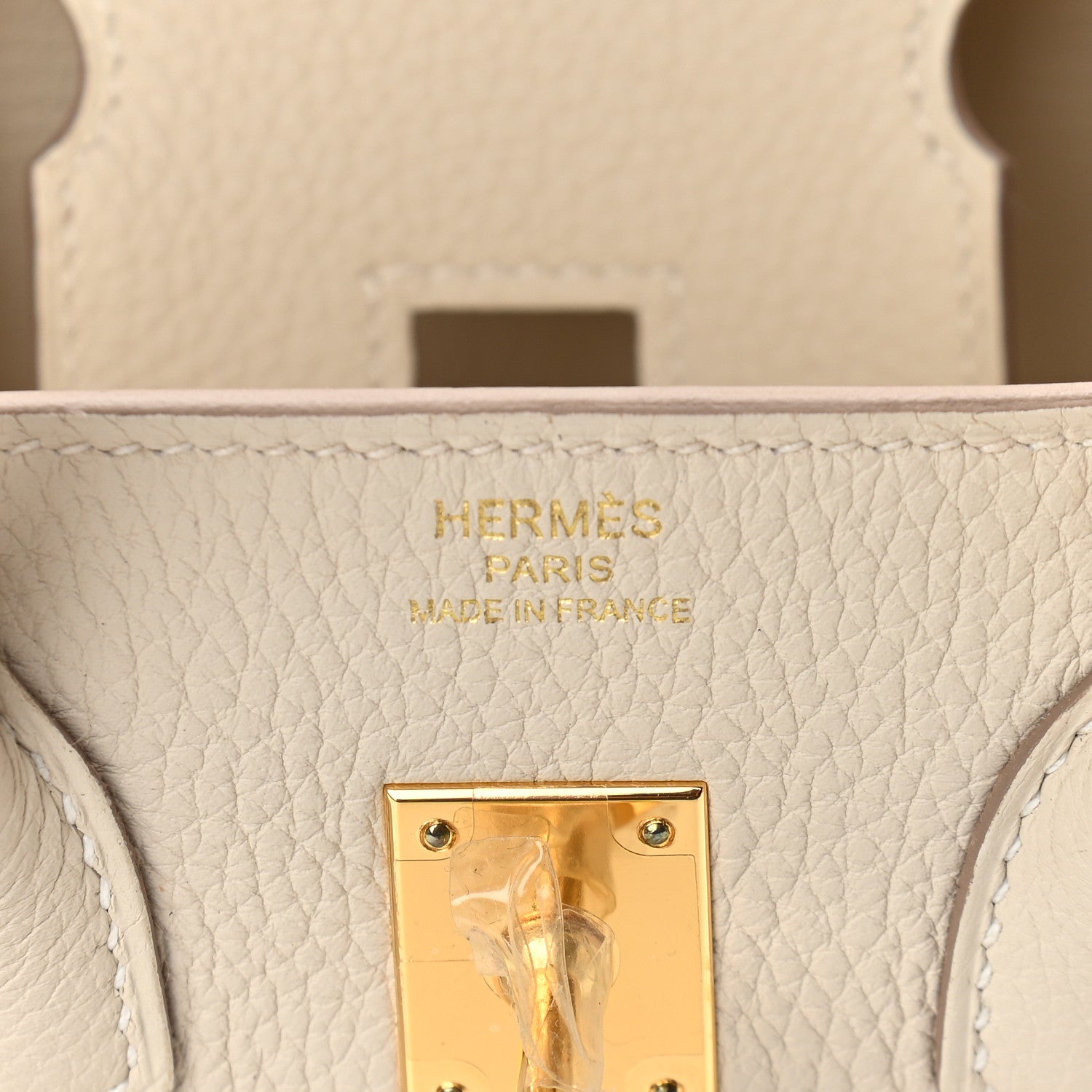 Hermes Togo Birkin 25 Craie 6 of 11