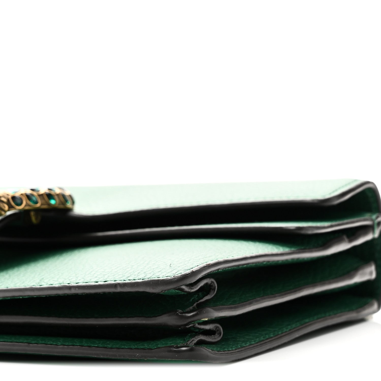 Gucci Pebbled Calfskin Small Dionysus Shoulder Bag Emerald 10 of 10