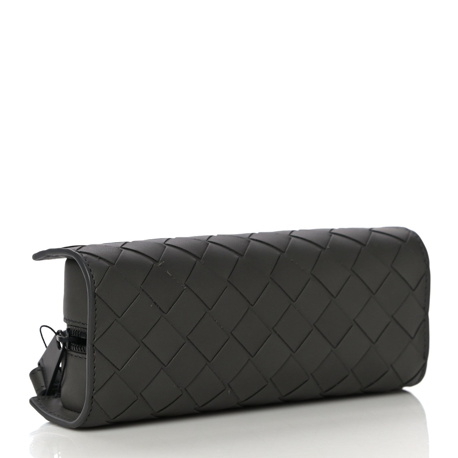 Bottega Veneta Nappa Maxi Intreccio Wristlet Pouch Graphite 4 of 18