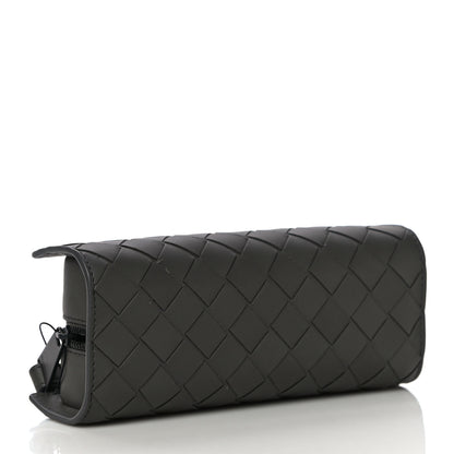 Bottega Veneta Nappa Maxi Intreccio Wristlet Pouch Graphite 4 of 18