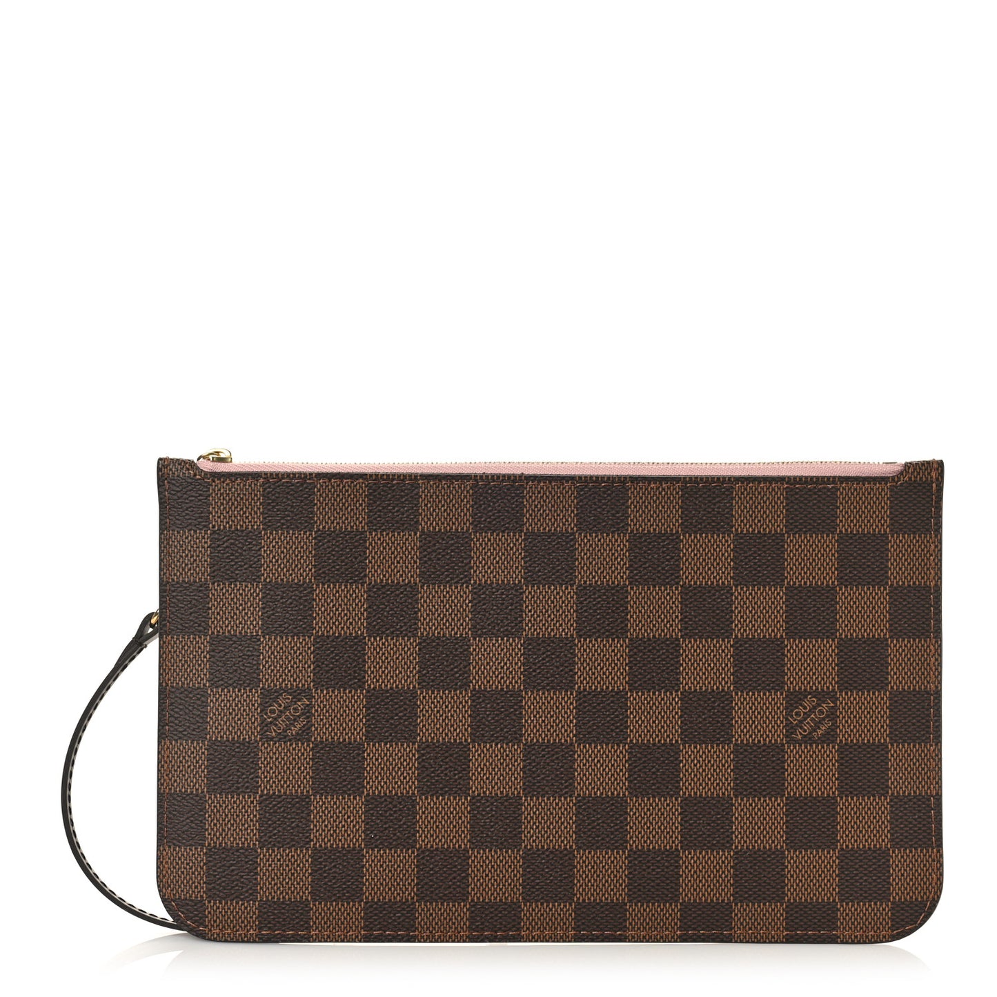 Damier Ebene Neverfull MM GM Pochette Rose Ballerine
