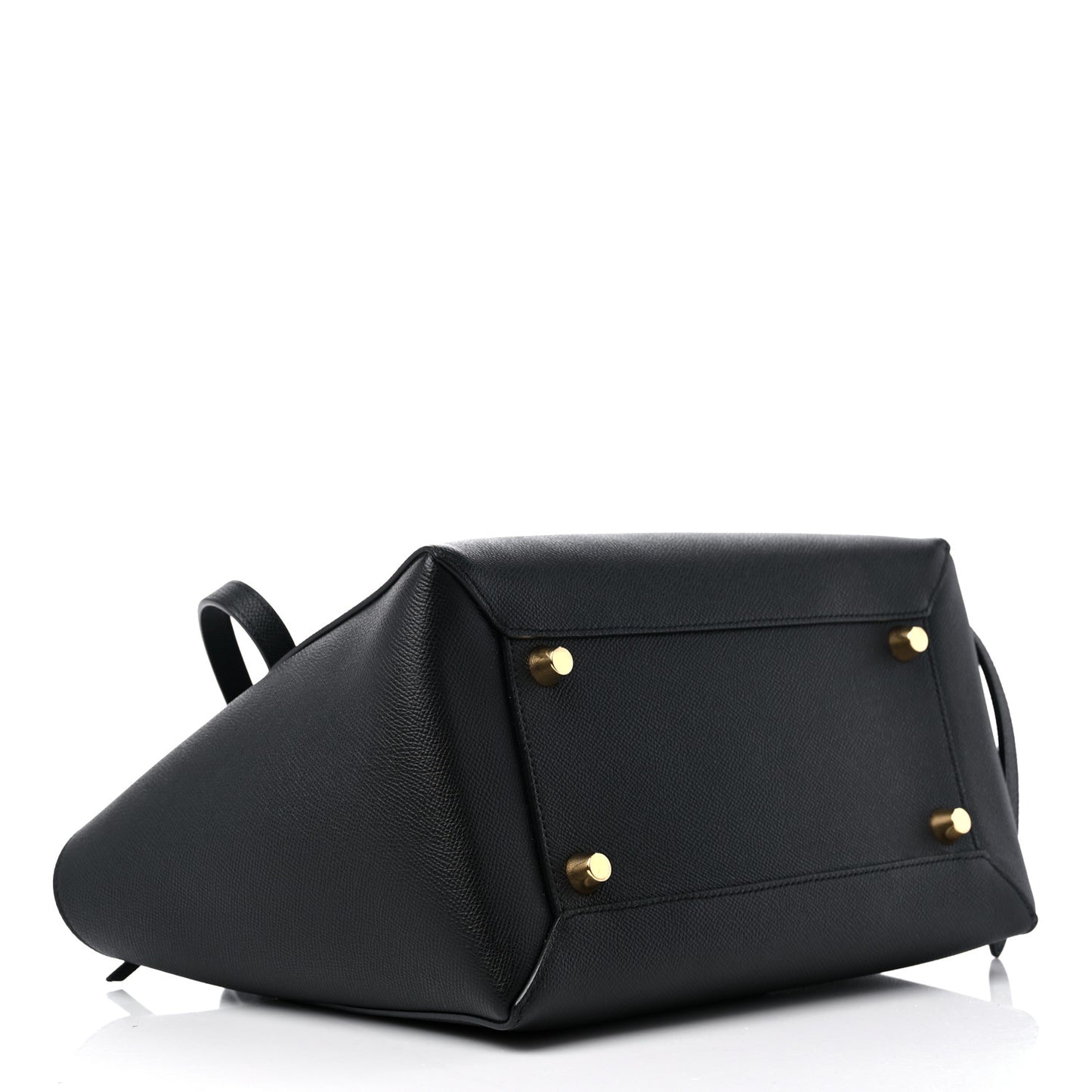 Grained Calfskin Mini Belt Bag Black