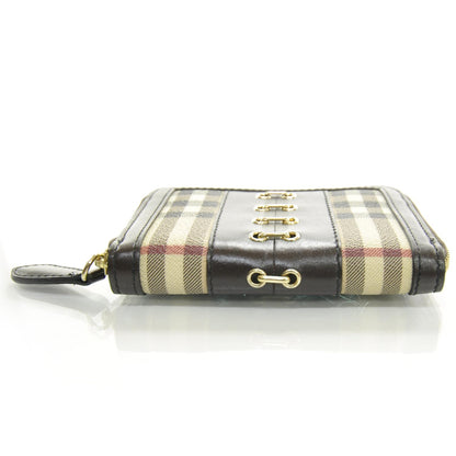 Burberry House Check Metal Stitch Compact Wallet 4 of 8