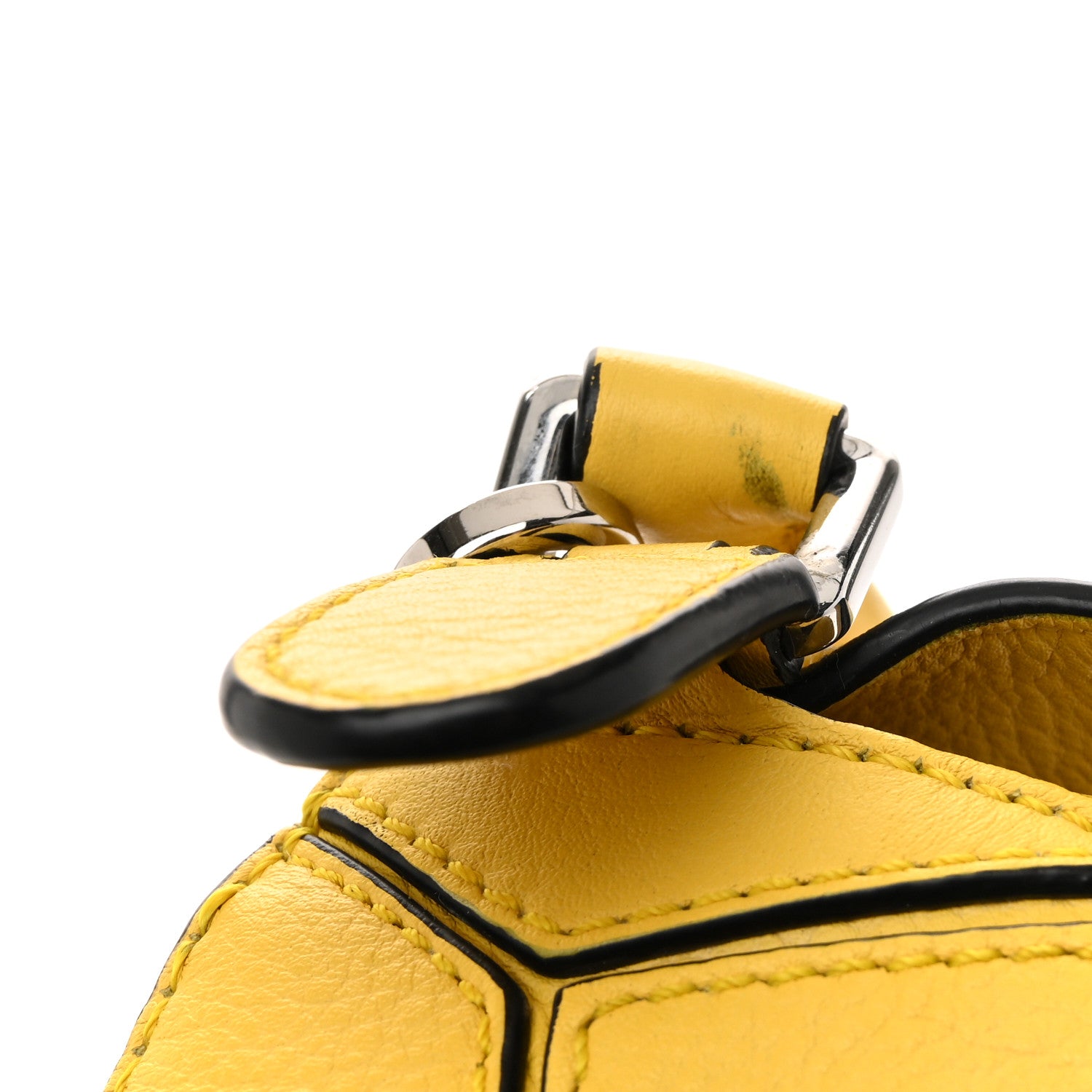 Loewe Calfskin Mini Puzzle Bag Yellow 13 of 13