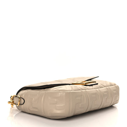 Fendi Nappa FF 1974 Embossed Baguette Nuvola 3 of 8