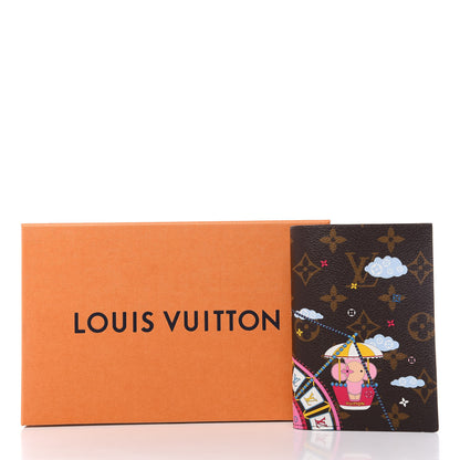 Louis Vuitton Monogram 2020 Christmas Animation Big Wheel Passport Cover Rose Ballerine 8 of 8