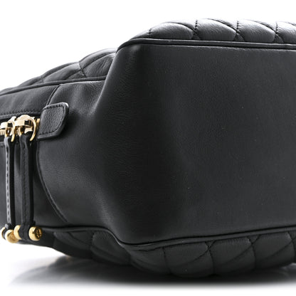 Chanel Calfskin Quilted CC Medium Vanity Case Black 18 of 23