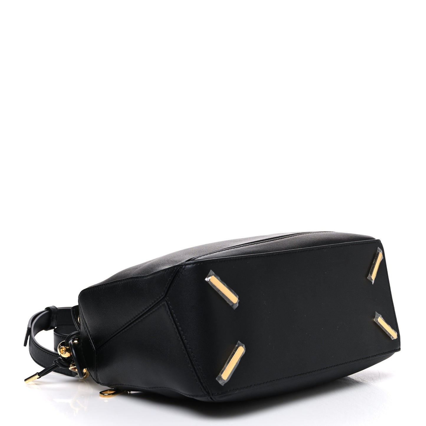 Nappa Lambskin Small Featherlight Puzzle Bag Black