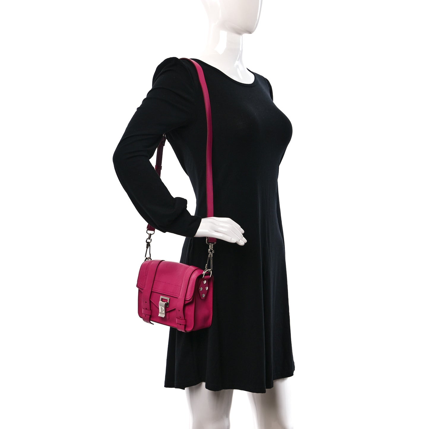 Lambskin PS1 Mini Crossbody Bag Fleur de Lys