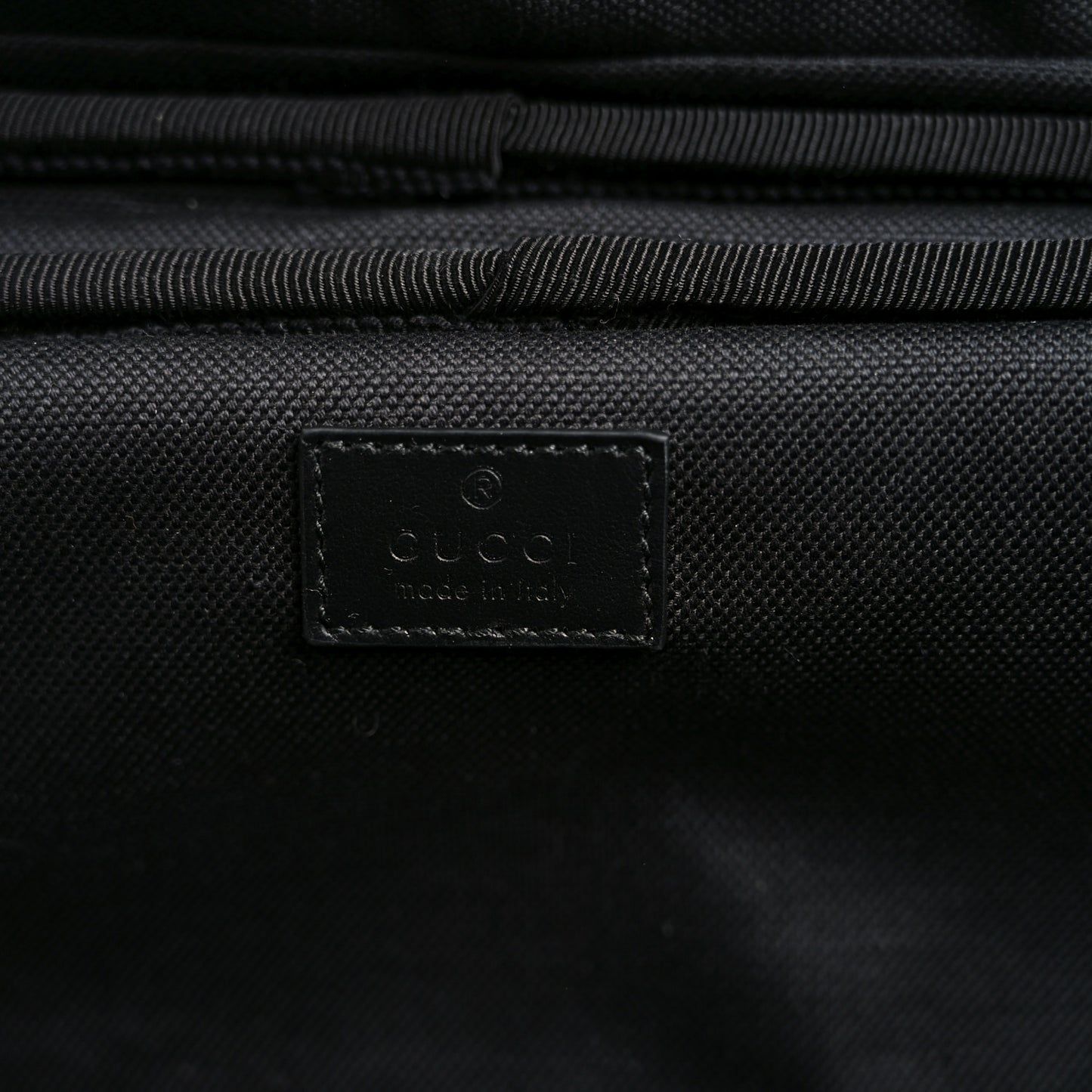 GG Supreme Monogram Calfskin Small Carry On Trolley Black