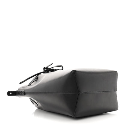 Mansur Gavriel Vegetable Tanned Calfskin Mini Bucket Bag Black Flamma 4 of 12