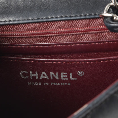 Chanel Lambskin Quilted Mini Square Flap Black 6 of 11