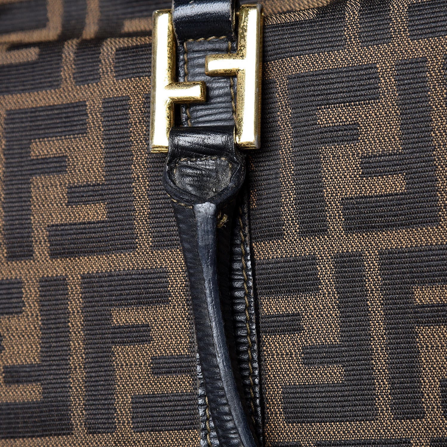 Fendi Zucca Tote Tobacco 24 of 26