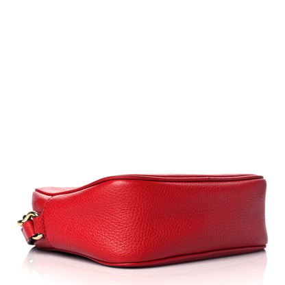 Gucci Pebbled Calfskin Small Soho Disco Bag Tabasco Red 4 of 10