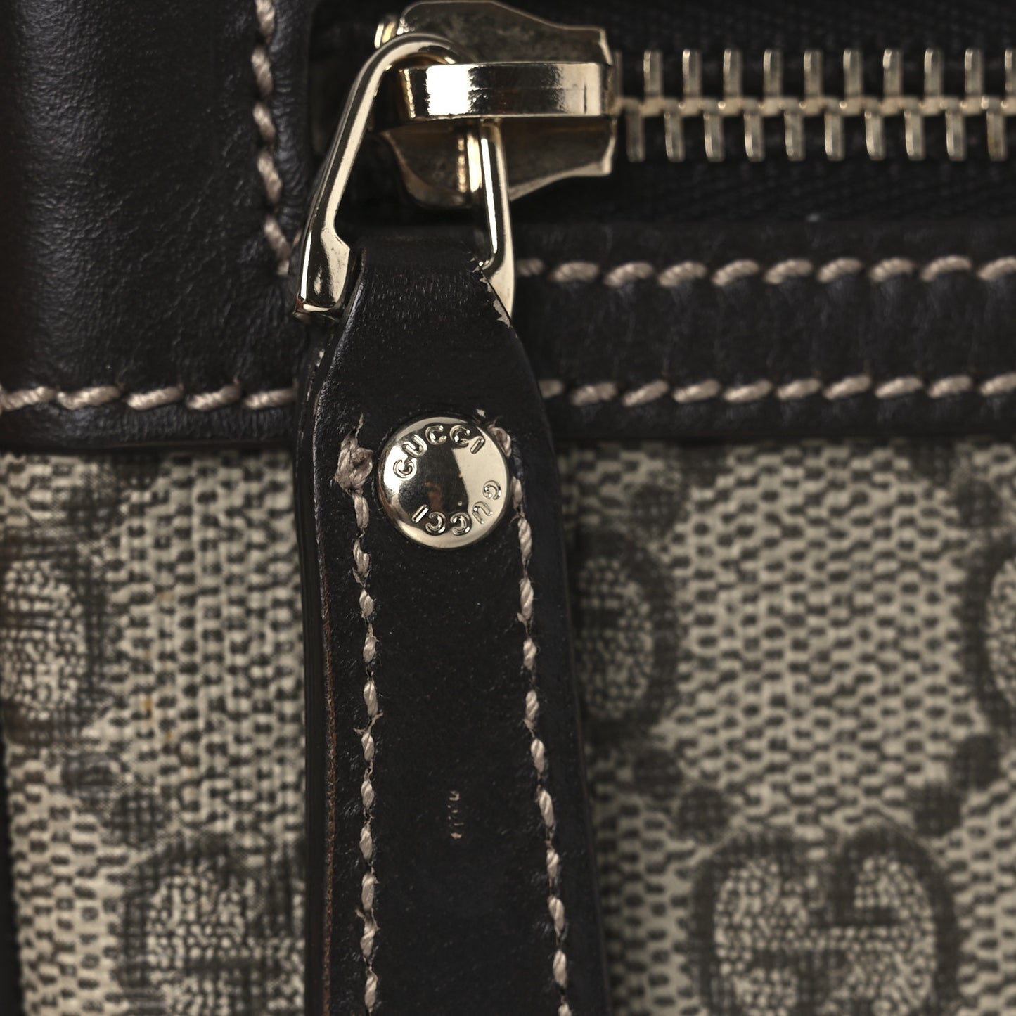 GG Plus Monogram Small Shoulder Bag Dark Brown