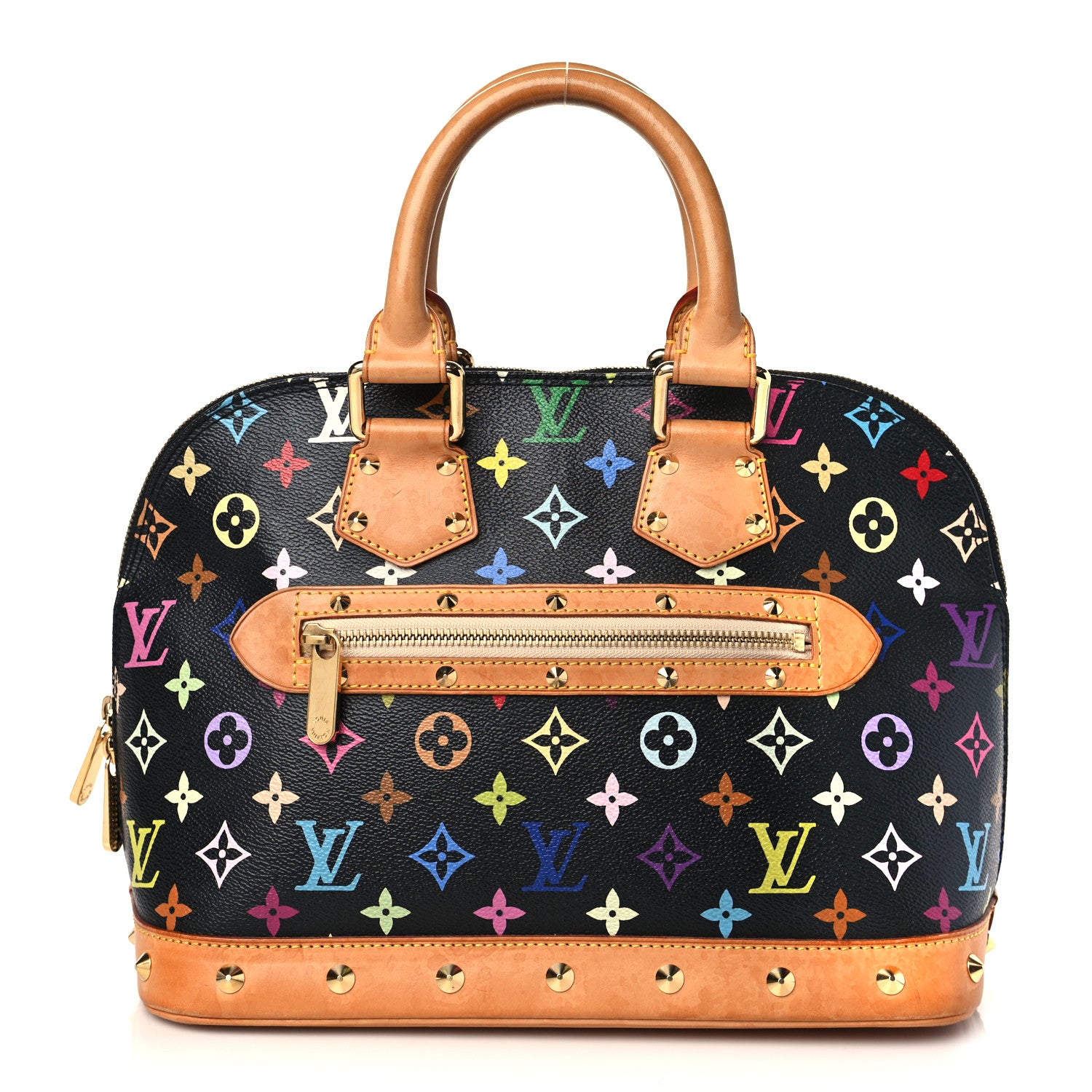 Louis Vuitton Monogram Multicolor Alma Black 1 of 8